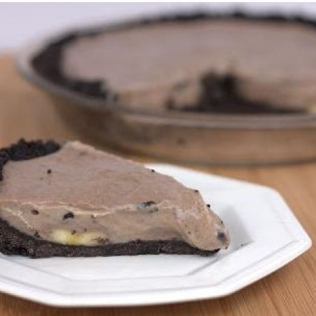 Black Bottom Banana Spice Pie